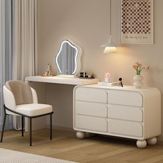 퍼리든 루시 와이드 수납 전신거울 600 방문설치 화이트 상품 이미지