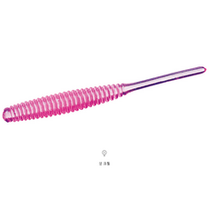 다이와 월하미인 빔스틱 볼락 전갱이 루어 웜 1.5인치, 1.5인치 생크릴 핑크(095105), 1개