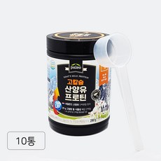 팔레오 고칼슘 산양유 프로틴 초유 단백질 280g 10통, 10개, 선택옵션, 색상:10통