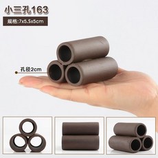 클레이 어항 장식 물고기 새우 놀이 은신처 동굴 쉼터 베타 플레, 1.3tubes B, 1개