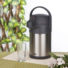  써모스 대용량 보온보냉포트 TAH-3000 3.0L, 스틸, 선택완료 