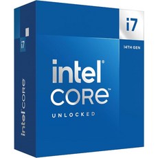 인텔 14세대 CPU Core i7-14700K(잠금 해제 버전 GPU 기능 포함) 20코어/28스레드 최대 주파수 5.6GHz LGA