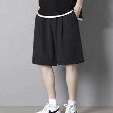 별도표기 2벌세트 루즈핏 5부 트레이닝 반바지 시원한 아세테이트 원단 쿨링 팬츠