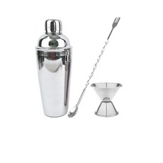 칵테일 쉐이커 700ml + 지거 30 / 45ml + 바스푼 세트, 0 1 COLOR, 1세트