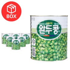 삼아 완두콩 3kg 1박스(6개입), 삼아완두콩3kg1박스(6개)