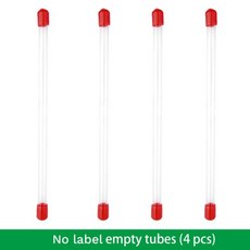 에어브러쉬 니들 노즐 교체용 빈 보관 용기 튜브 라벨 부착 액세서리 도구 0.2MM, 5) No label tube, 5) No label tube