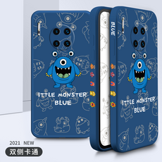 춘이몰 사이드 숏 용 화웨이 핸드폰케이스 풀팩토리 렌즈 일직선 액상실리콘 5G판 MATE30PRO 보호케이스 충격흡수