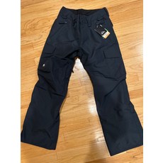 퀵실버 보드복 바지 스노우보드 Quicksilver 남성 XS Porter Insulated Snow Pants with Cargo Pockets in Black NWT