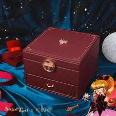 클루 [클루X천사소녀네티] 샐리 SECRET 2단 세인트 보석함_블랙 CLAB20S05JBP