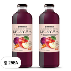 참앤들황토농원 NFC ABC주스, 1L, 26개