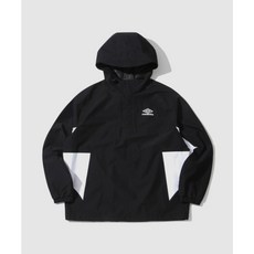 엄브로 2L 컬러블록 후드 아노락 UO121CWT22-BLK