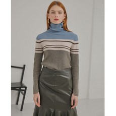 [온앤온] 울블렌드 컬러블럭 슬림핏 풀오버 NK9WP226