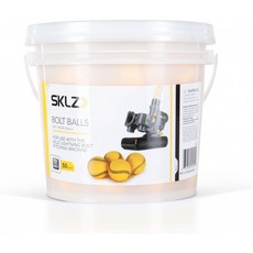 라이트닝 볼트 피칭 머신 용 SKLZ 볼트 볼 50 팩, 단일옵션
