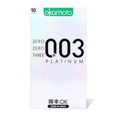 오카모토 0.03 플래티넘 콘돔, 10개입, 1개
