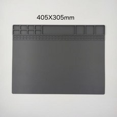 슈퍼 빅 내열성 절연 수리 패드 소프트 실리콘 작업 패드 BGA PCB 납땜 수리 도구용 핫 에어 건 스테이션 매트, 405x305mm