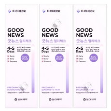 동아제약 굿뉴스 얼리체크 임신테스트기, 3개