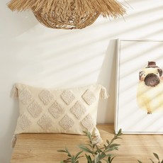 화이트쇼파쿠션