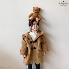 리틀앤모어 유아동 브라우니 떡볶이 코트