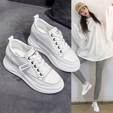 EVSOUMAC haitao 2020 봄 가죽 키높이 스니커즈 운동화 7cm 가을