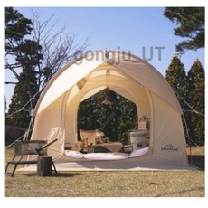 어반사이드 캠핑 도킹 쉘터 차박 텐트 크림 4인용 1개, 상세페이지 참조