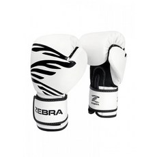 지브라 복싱 글러브 - [ZFTG01] ZEBRA FITNESS Training Gloves white /권투 킥복싱 무에타이 MMA 종합격투기, 1개