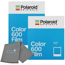 Lumintrail 청소용 천이있는 600 및 i- 타입 카메라 번들용 폴라로이드 원본 컬러 즉석 필름, 단일상품