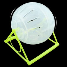 햄스터 챗바퀴스탠드 소동물 운동기구 친칠라 10CM, 2.거치형햄스터볼12cm 가 /, 1개