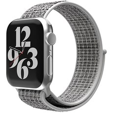 SINJIMORU Apple Watch輕量運動錶帶, 白色+灰色