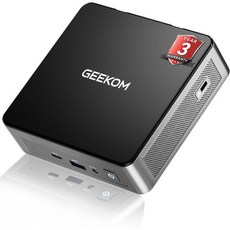 GEEKOM Air12 미니 PC 13세대 인텔 N150 16GB DDR5 512GB NVMe SSD 데스크톱 컴퓨터 HDMI 2.0미니DP 1.4USB-C SD 슬롯 WiFi, N150/ 16+512GB