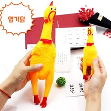 미친닭 엽기닭 삑삑이닭 (17cm), 1개 - 엽기닭