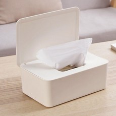 물티슈 커버 케이스 디스펜서 마스크 보관함 완벽밀페(대형입고), 대형, 화이트