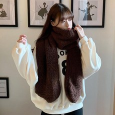 보아털롱 퍼목도리 밍크 페이크퍼 퍼머플러 털머플러 토끼털목도리 롱덤블머플러 페이크 !Izus