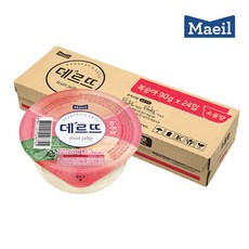 [매일] 데르뜨 젤리 복숭아 90G 24개, 상세페이지 참조