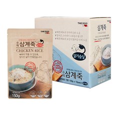  수제간식 삼계죽 150g 1Box(10개입) 반려동물 원기회복, 1박스 