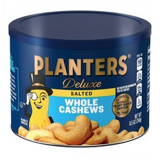 플랜터스 디럭스 솔티드 홀 캐슈넛 240g Planters Deluxe Salted Whole Cashews, 1개