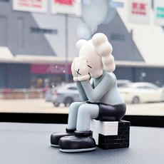 KAWS 카우스 피규어 차량용 실내장식 인테리어 소품 악세서리, 카우스B, 블루