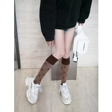 카키색무릎양말