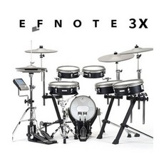 [이에프노트] EFNote3X 6기통 전자드럼(하이햇 스탠드 페달 의자 매트 별도)