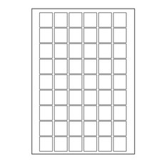 오피스라벨 A4 라벨지 54칸(6x9) 100매 흰색 도서관리용라벨 분류표기용라벨 스티커라벨지 폼텍 규격 라벨용지 라벨지