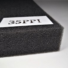 50x50x5cm 25 생화학적 15 어항 연못 액세서리 코튼 35 필터 스폰지 블랙 두께 50PPI 수족관, 1개, 03 35PPI