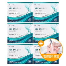 닥터린 식물성 멜라토닌 함유 멜라바인 설빈 극세사 벨벳행주 포함 세트, 설빈 행주 1개, 6개, 30정