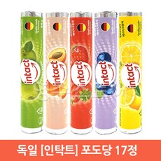 인탁트 포도당캔디 (사과 복숭아 딸기 블루베리 레몬), 블루베리1개