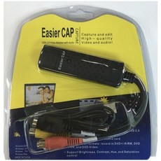 USB 2.0오디오 비디오변환테이프 변환 Easycap 보다 더좋은 Easiercap채널 카드 S-Video CVBS이지캡이지어 USB2.0 영상 캡처 편집기 캡처카드, 케이L656, 1