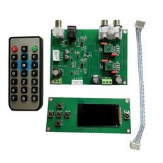 듀얼 ES9038Q2M DAC 디코딩 OPA1612 2 OP AMP SPDIF IIS 광섬유 입력 볼륨 제어 키 DSD512 네이티브, 1) ES9038Q2M DAC