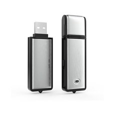 USB 녹취 96 업무를 캡슐모 비밀 최신 사원증 오디오 인터뷰를, 회색, 8GB
