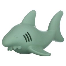 Begin Again Toys 비긴 어게인 토이즈 2개월 이상 유아용 목욕 장난감 천연 고무 상어, 1개