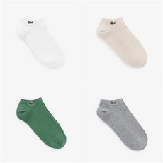 라코스테 LACOSTE 남성 베이직 발목양말RA004E-54G_5컬러_택1_KR200 418313, 0TU(FREE), 132(그린)