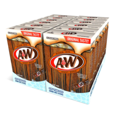 A&W Root Beer Powder Drink Mix 루트비어 오리지널 맛 파우더 무설탕 드링크 믹스 6개입 12팩, 1개, 12개