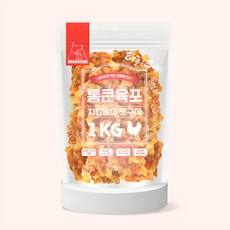앙꼬미 대용량간식 애완동물용 통큰육포 치킨말이 고구마, 치킨 말이고구마, 1kg, 1개 치킨 말이고구마, 1kg, 1개