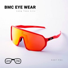 BMC 롱토스 라이트 EYE WEAR 9407-F04, Red(프레임) + Red Mirror(렌즈)